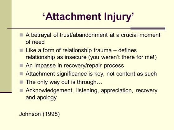 Attachment Injury